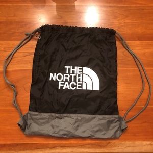 north face string bag